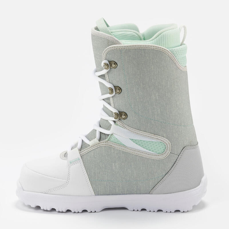 Chaussures de snowboard femme débutante - SNB 100 grises
