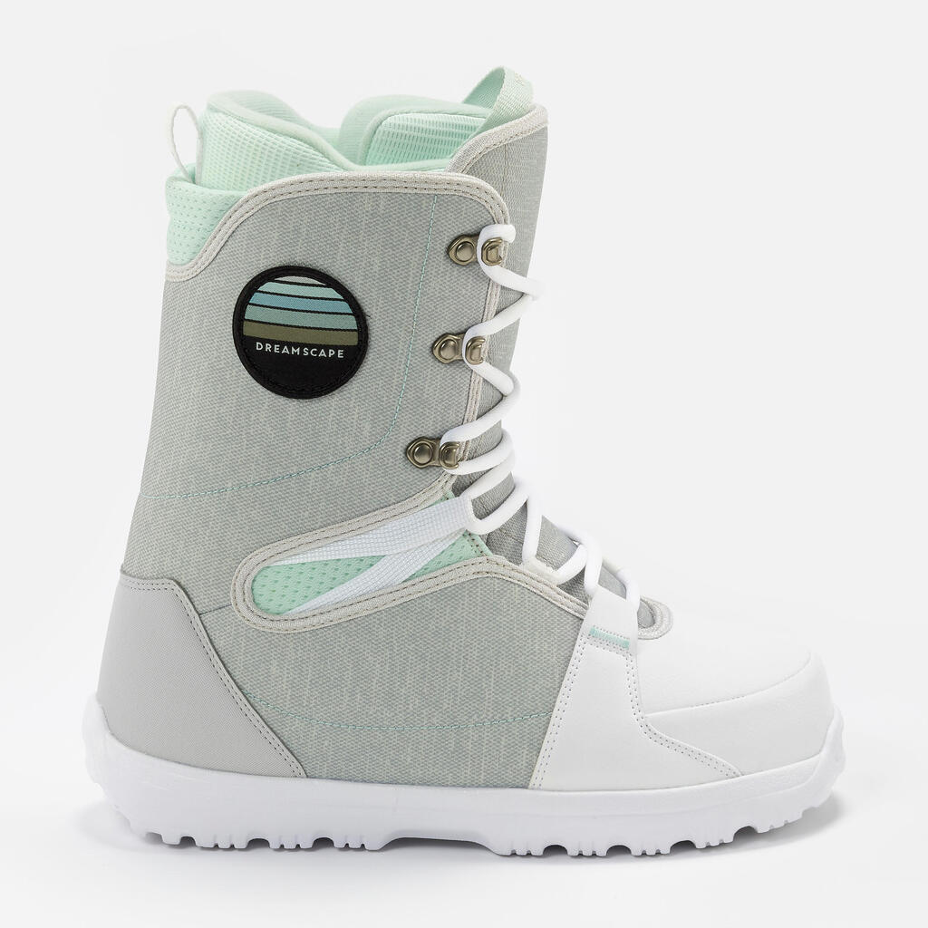 Botas Snowboard mujer gris - SNB100