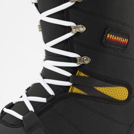Ботинки для сноуборда для начинающих мужские чёрные SNB 100