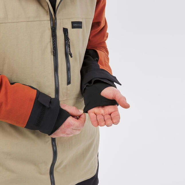 Men's Snowboard Jacket SNB 500 Tricolour Decathlon