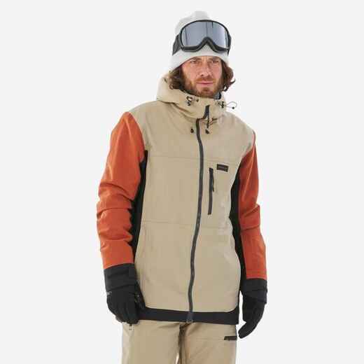 
      Men's Snowboard Jacket SNB 500 - Tricolour Beige
  