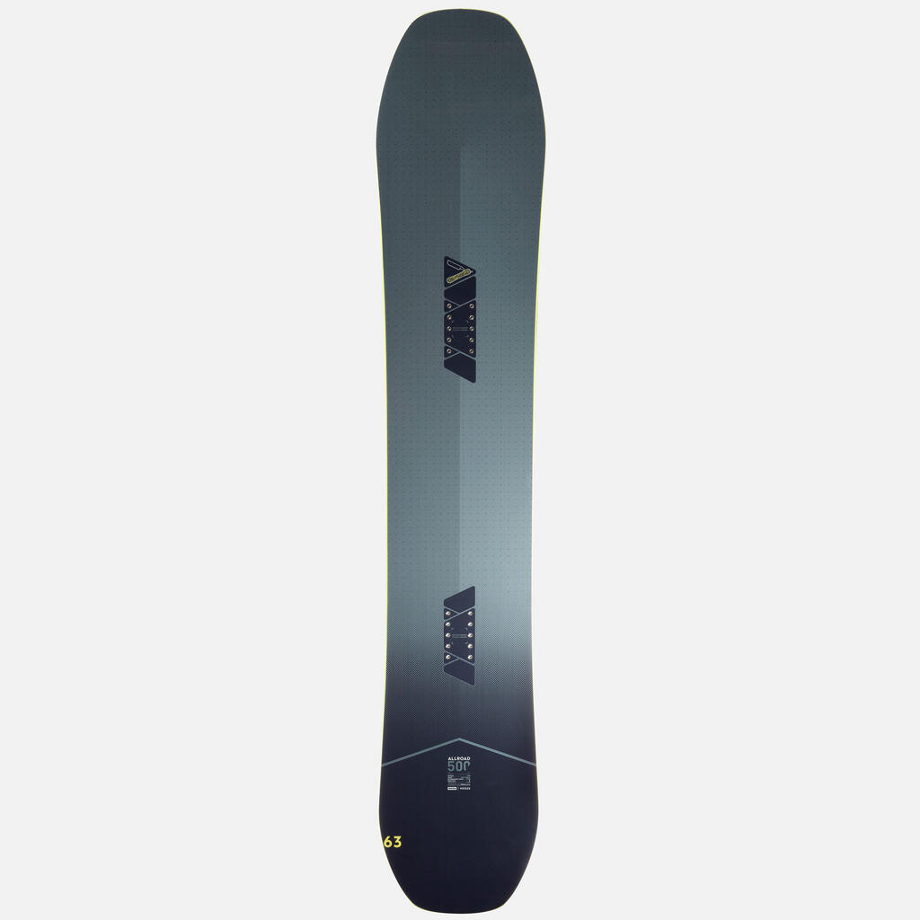 Men's Snowboard All Mountain Freeride -  ALL ROAD 500 Grey