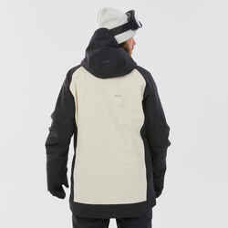 Men's Ultra Resistant Snowboard Jacket -  SNB 900 UP Beige