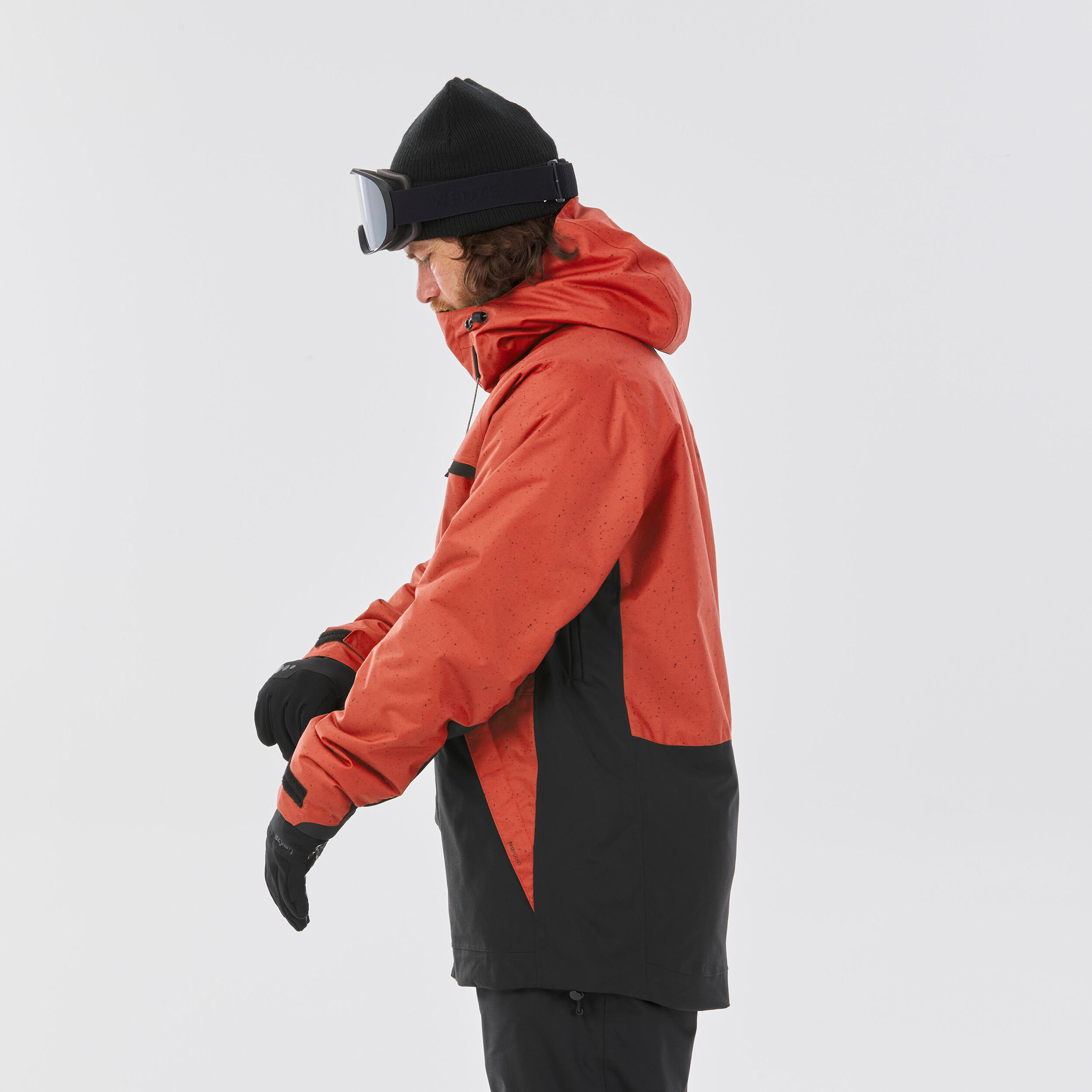 Men's Snowboard Jacket - SNB 100 Red 2/13