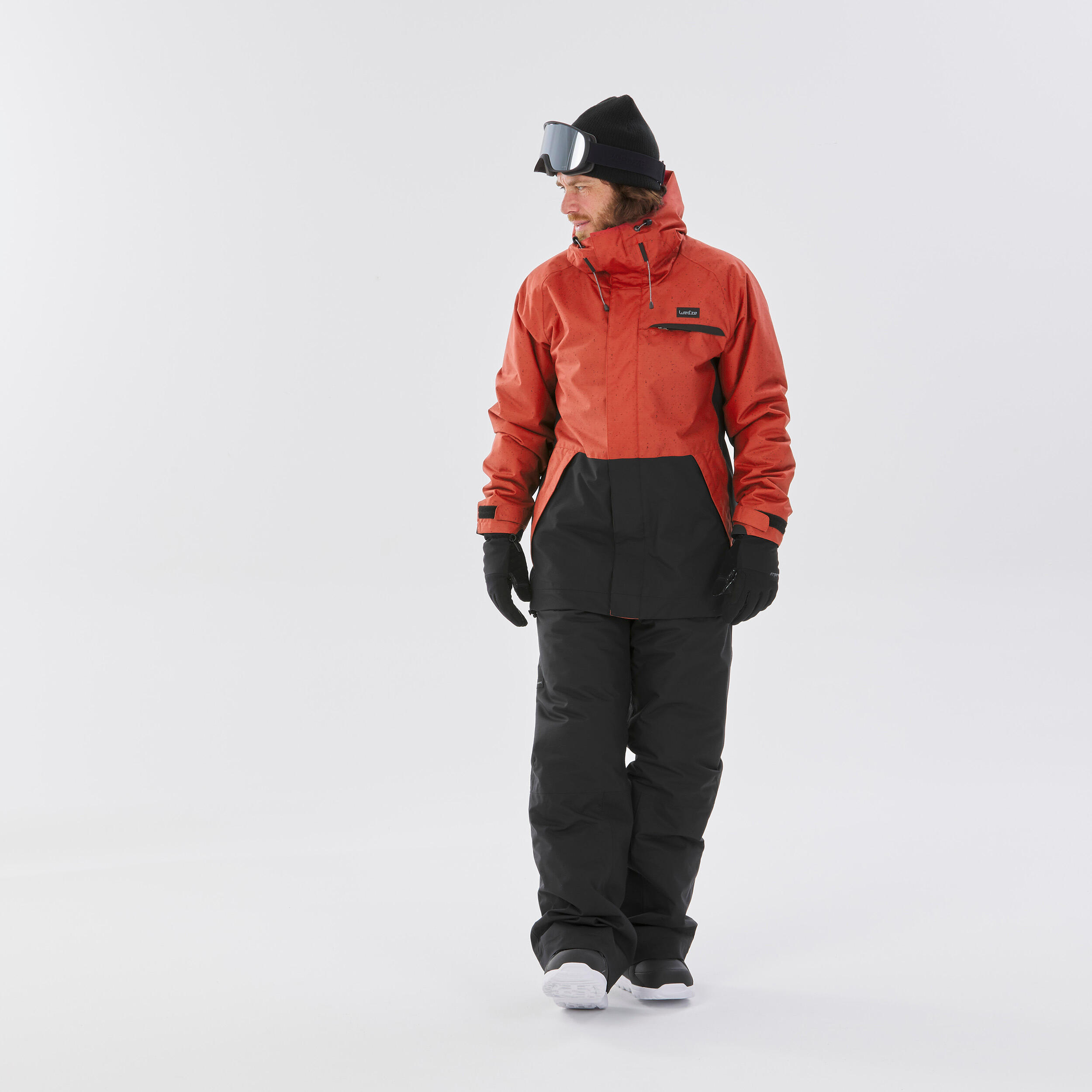 Men's Ski and Snowboard Jacket - 100 - Black