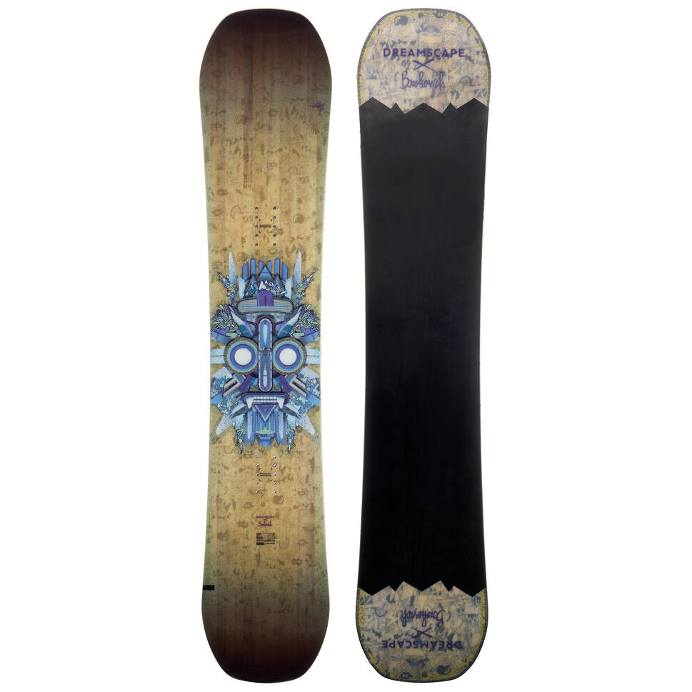Snowboard voor freestyle/all mountain heren ENDZONE 500 DREAMSCAPE
