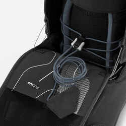 Women's snowboard boots with adjustment wheel, medium flex - ALLROAD 500 black