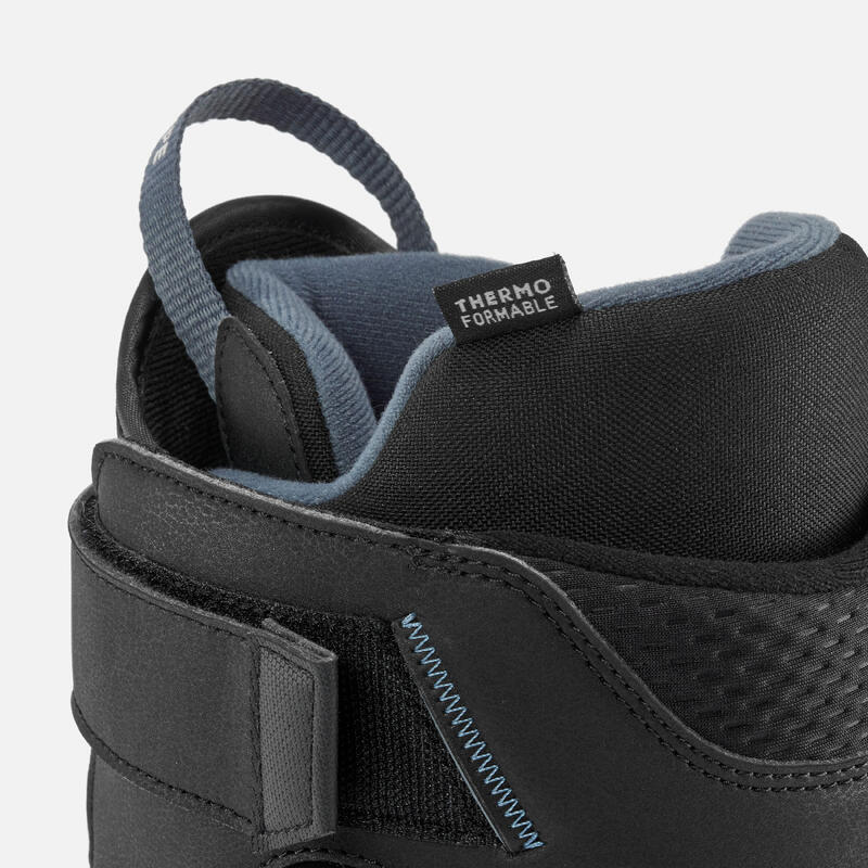 Chaussures de snowboard homme serrage molette, flex moyen - Allroad 500 noir