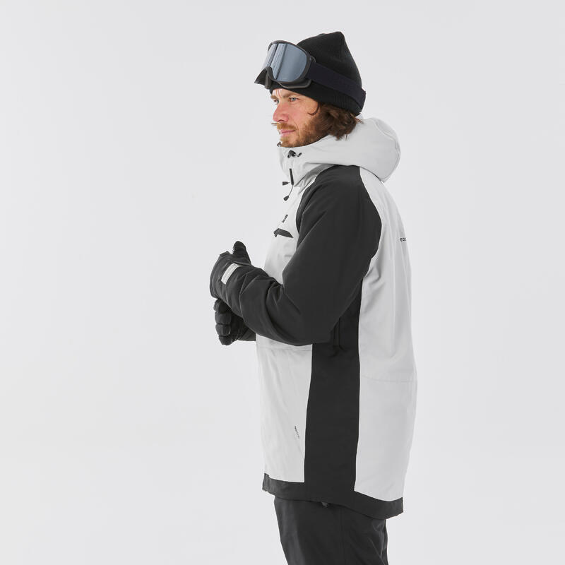 Casaco de Snowboard SNB 100 Homem Cinzento