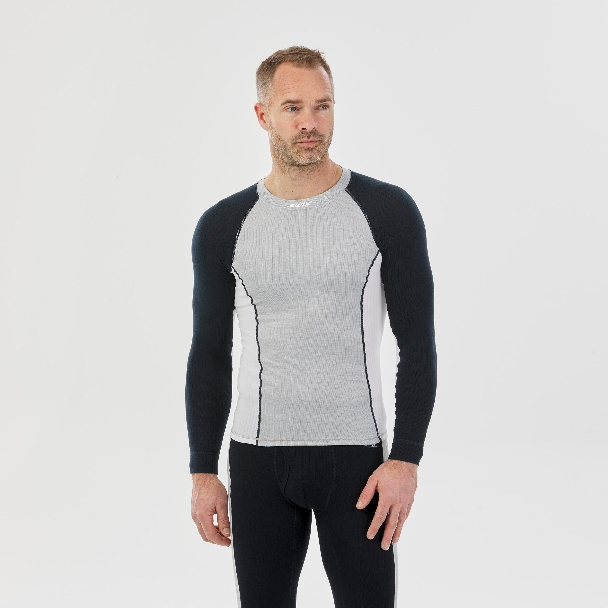 SWIX Maglia termica sci di fondo uomo Swix RACE grigia