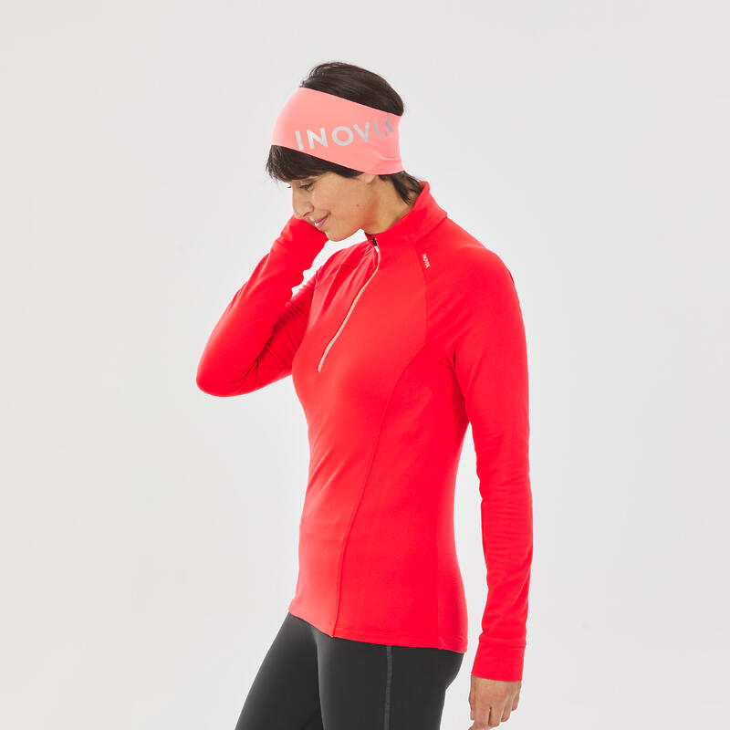 T-shirt sci di fondo donna XC S 100 rossa