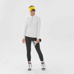 WOMEN’S LONG-SLEEVED WARM T-SHIRT - XC S TS 100 - WHITE