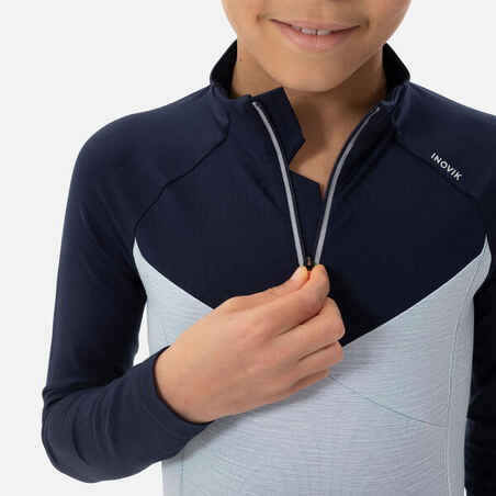 Vaikiški ilgarankoviai lygumų slidinėjimo marškinėliai „XC S TS 100“