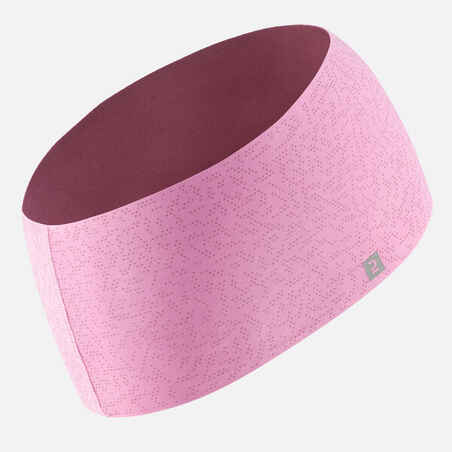 KIDS’ CROSS-COUNTRY SKIING HEADBAND - 500 - PINK