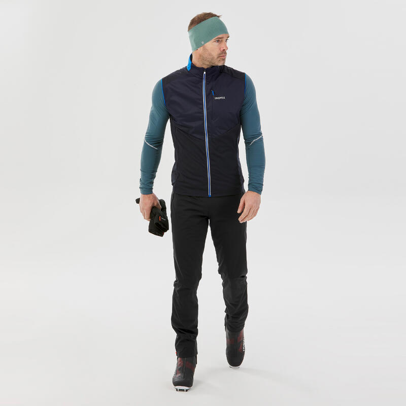 Pantaloni schi fond antivânt PANT 500 negru, bărbați