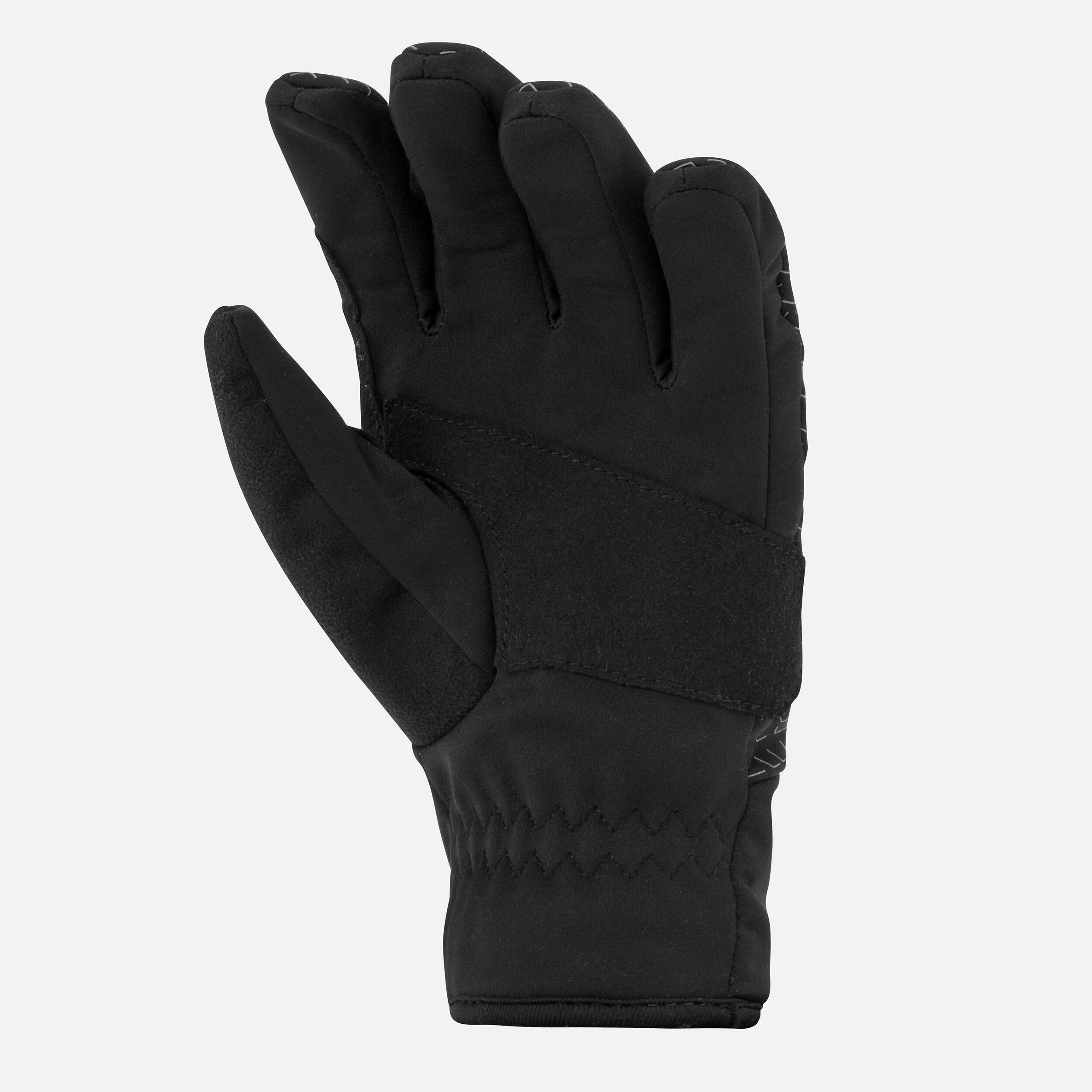 Kids' Cross-Country Ski Warm Gloves XC S 100 - Black 4/7
