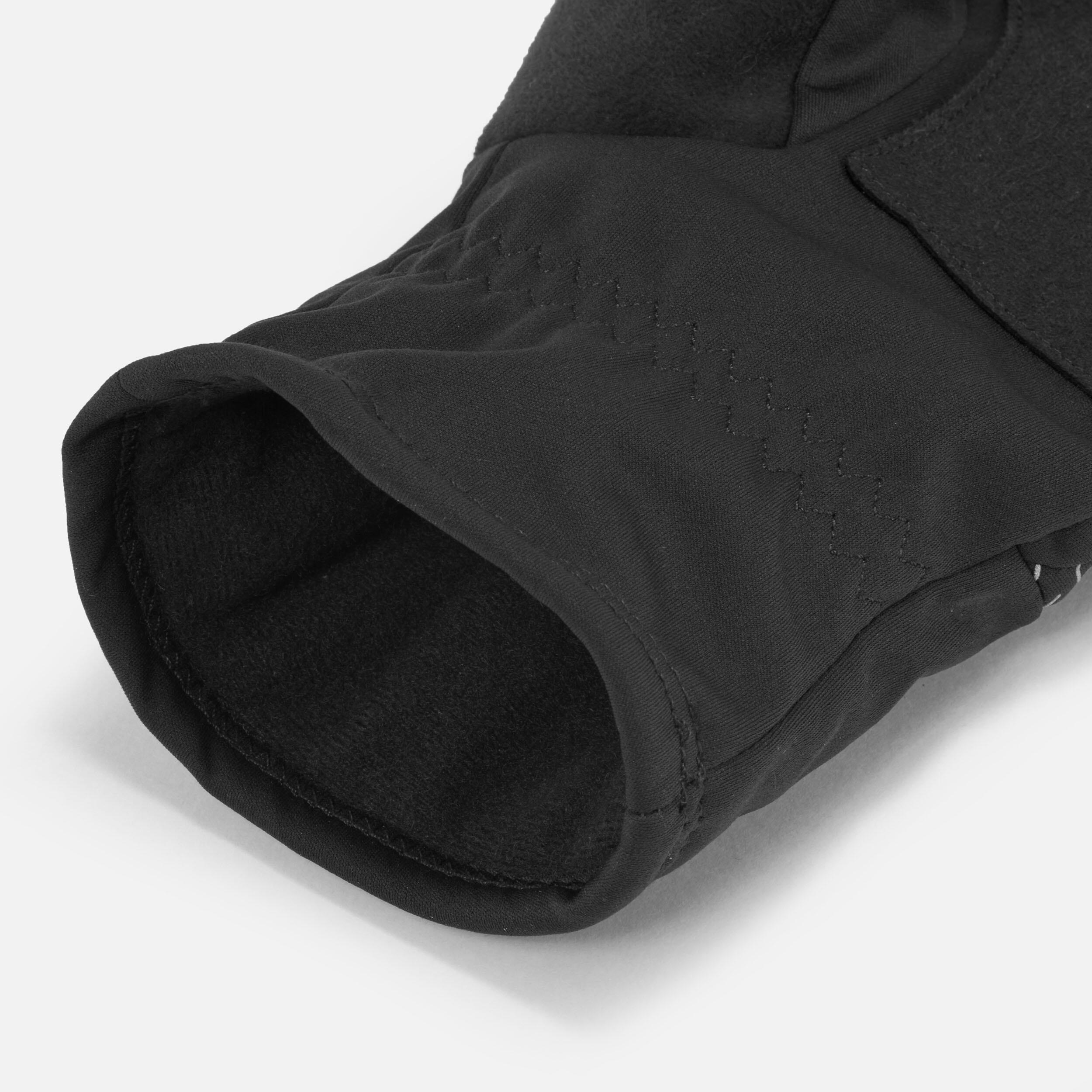Gants de ski de fond chaud noir XC GLOVES 100 adulte INOVIK Decathlon
