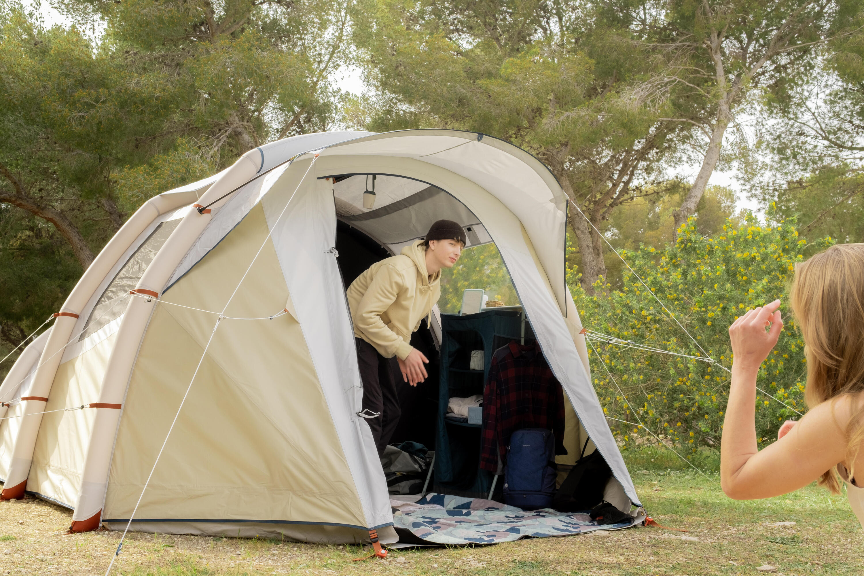 4-Man Inflatable Blackout Tent - Air Seconds 4.1 6/64