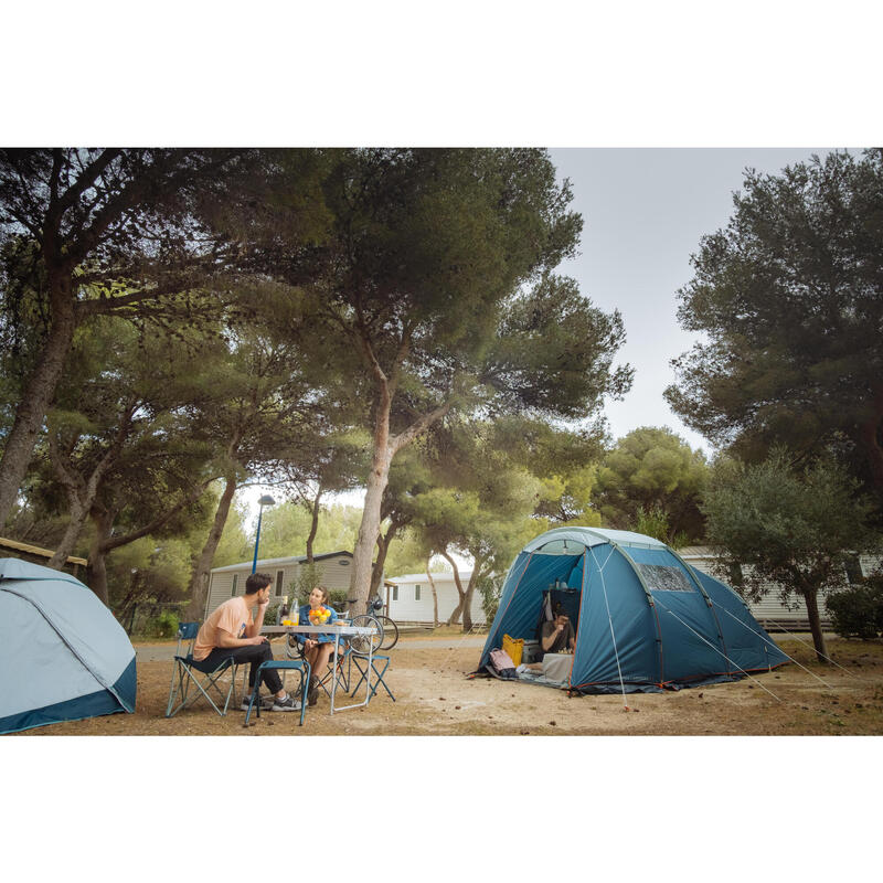 Cort Camping 4 Persoane 1 Cameră structură cu bețe ARPENAZ 4.1