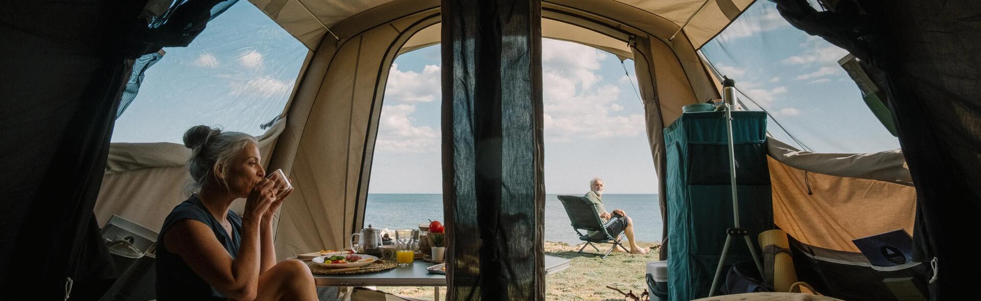 Camping comfortably clearance