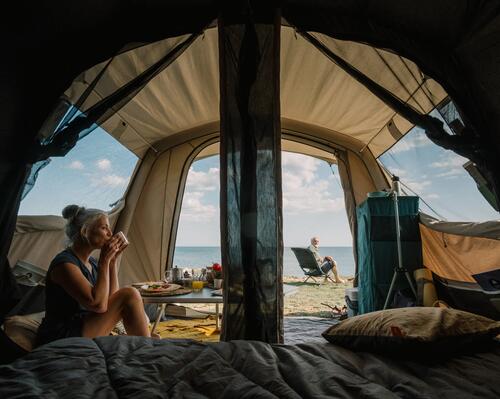 Decathlon shower tent discount