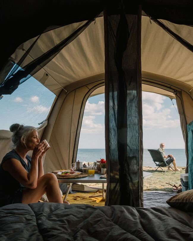 Tente gonflable blackout 4 personnes - Air Seconds 4.2 F&amp;B