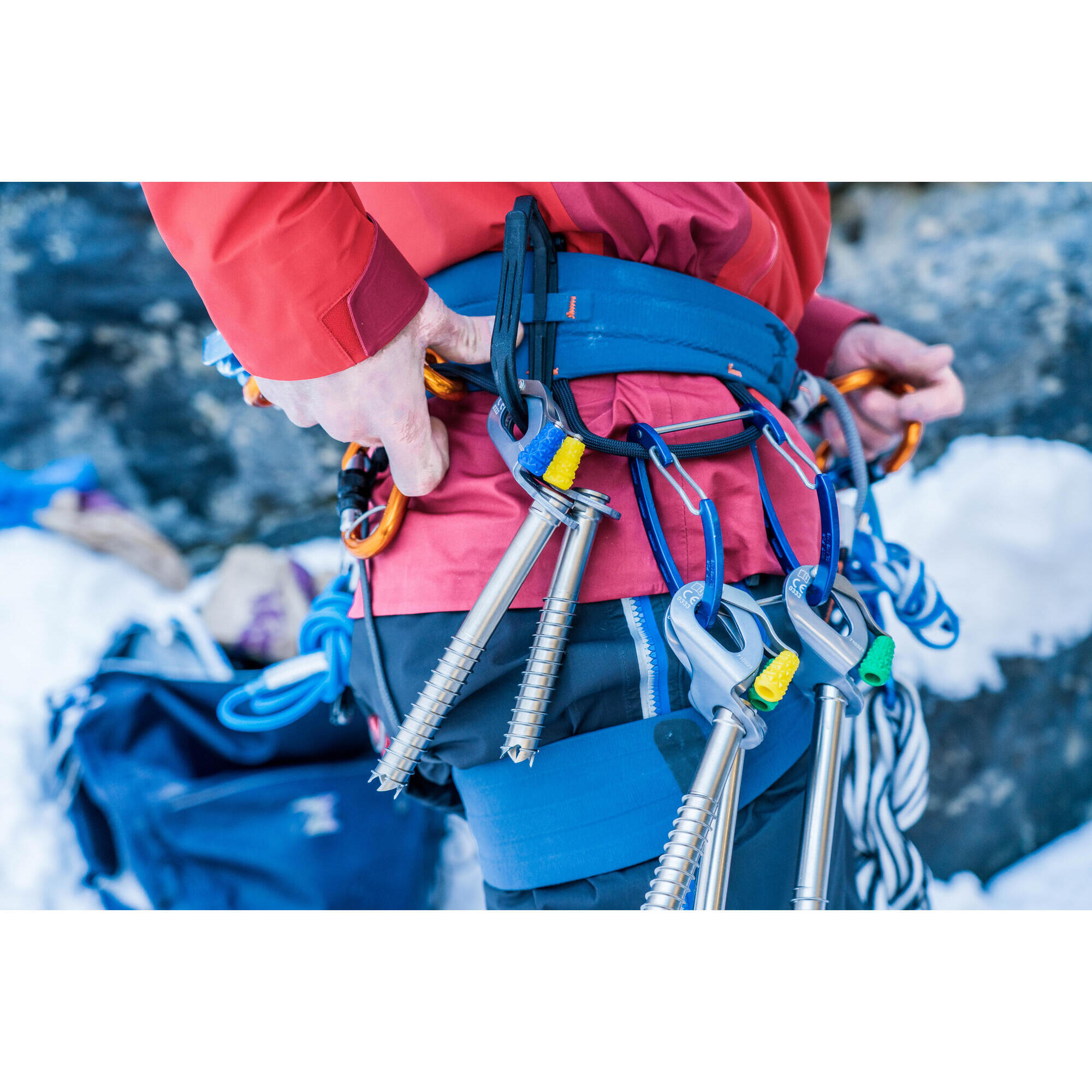 Moschettone a vite per arrampicata e alpinismo - Spider HMS BLC