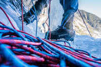 Dviguba laipiojimo ir alpinistinė virvė „Rappel 7.5“, 7,5 mm x 60 m, raudona