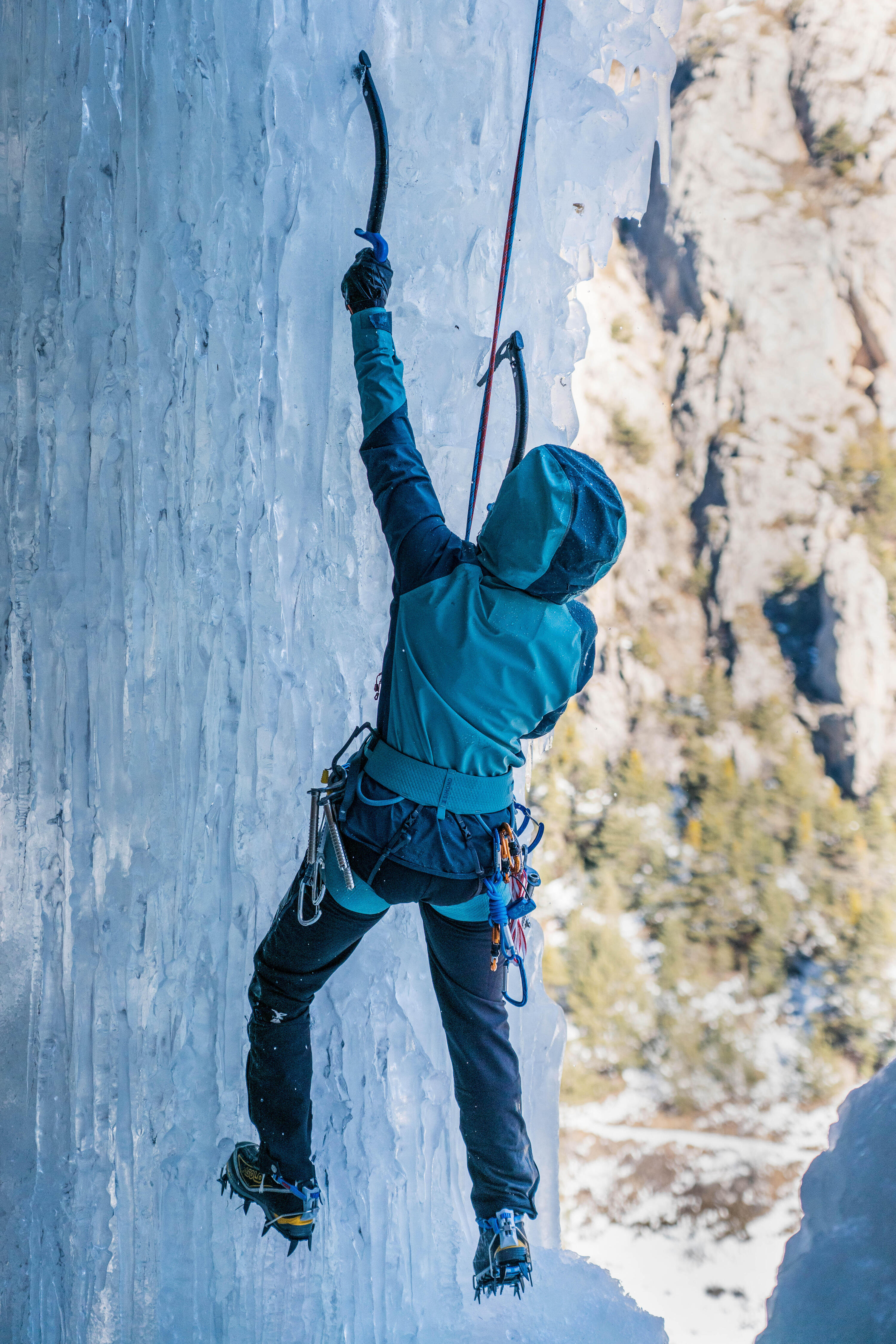 Damen Klettergurt ‒ Vertika türkis 24/26