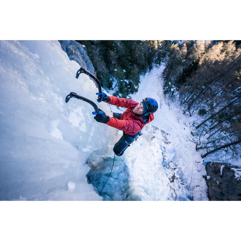 Men’s waterproof durable mountaineering jacket, red