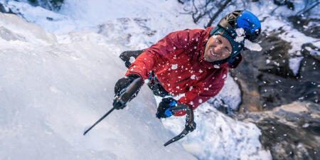 Performance pack - ice climbing mountaineering