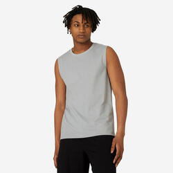 TTAO Camisetas de entrenamiento sin mangas para hombre, camiseta sin mangas  con espalda cruzada, camiseta sin mangas para gimnasio, fitness