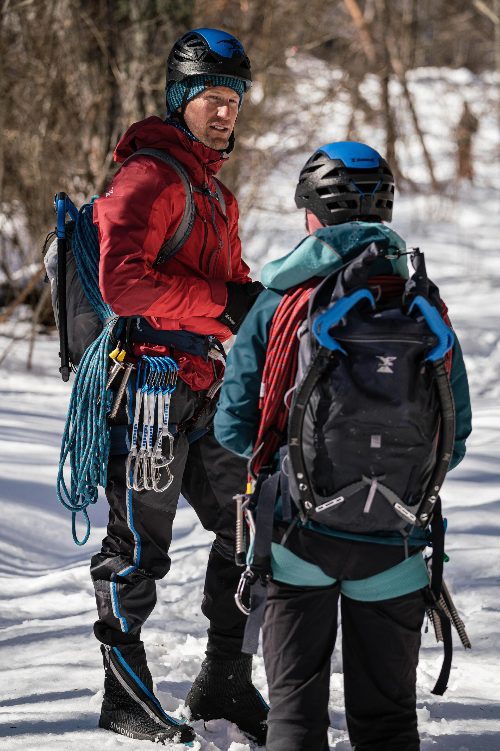 Un équipement de cascade de glace co-créé avec des athlètes
