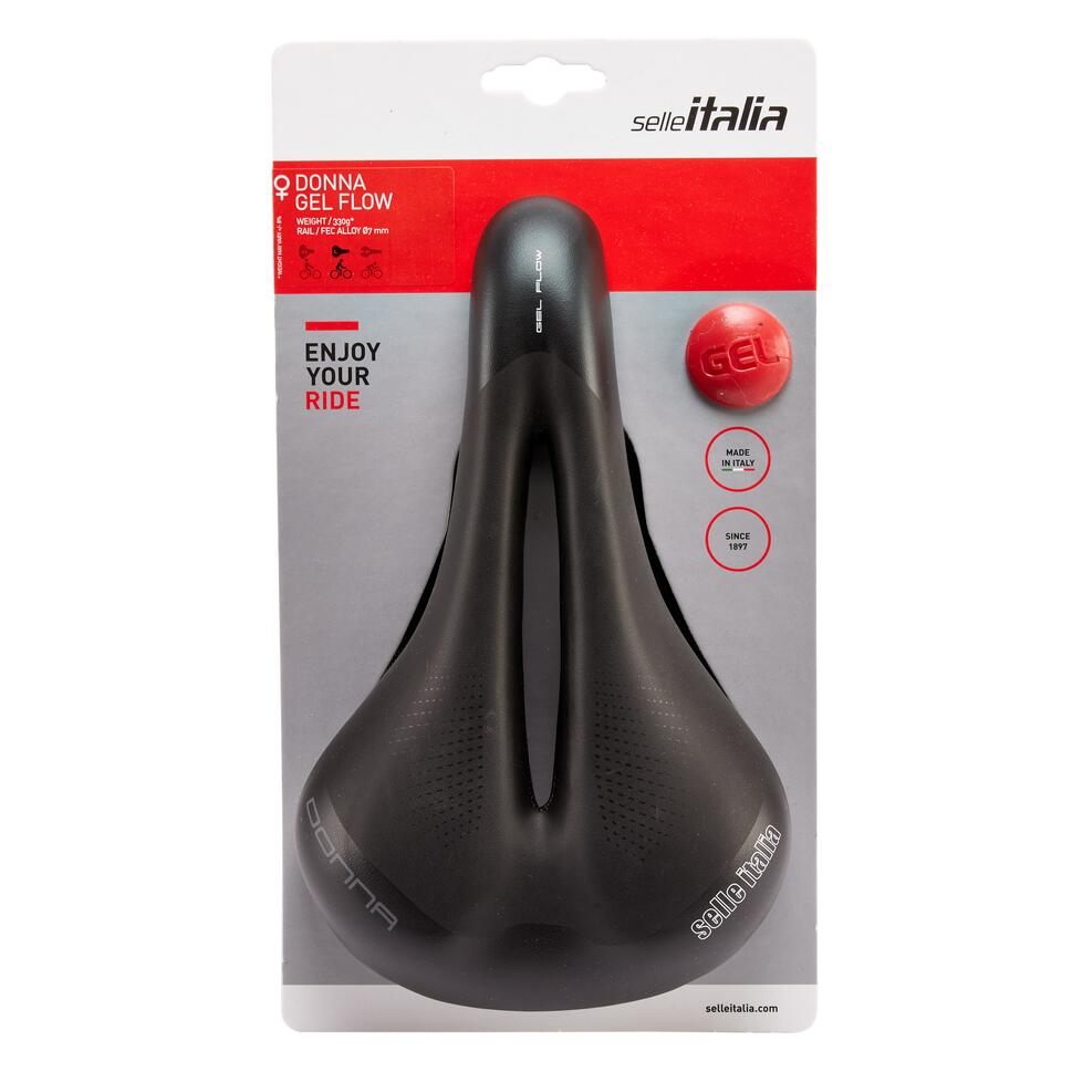 Selle Vélo Route Selle Italia SL Gel Flow - Trou Anatomique, Cadre Alliage FeC - Léger Et Confortable