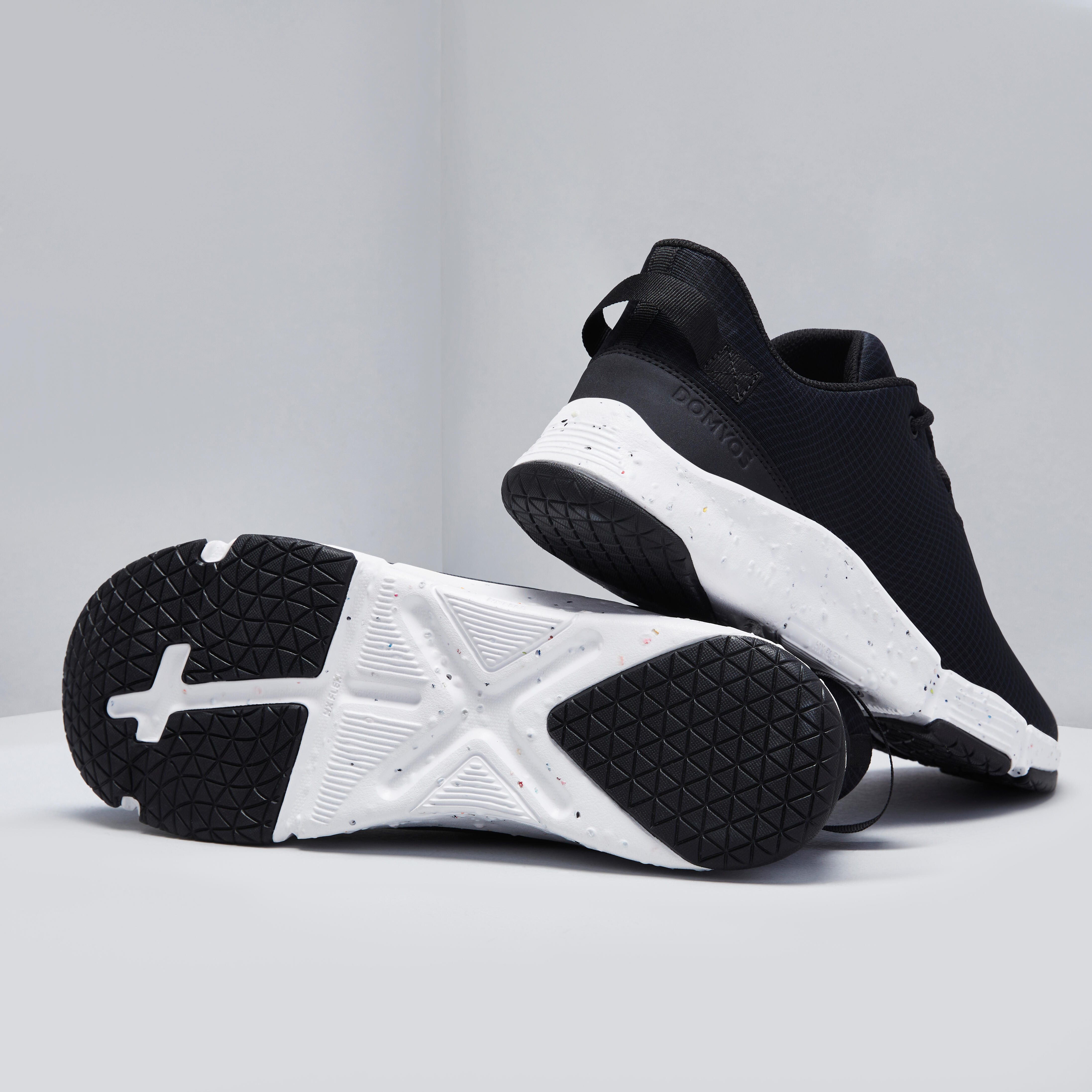 Men's Gym Shoes - 100 Black - DOMYOS