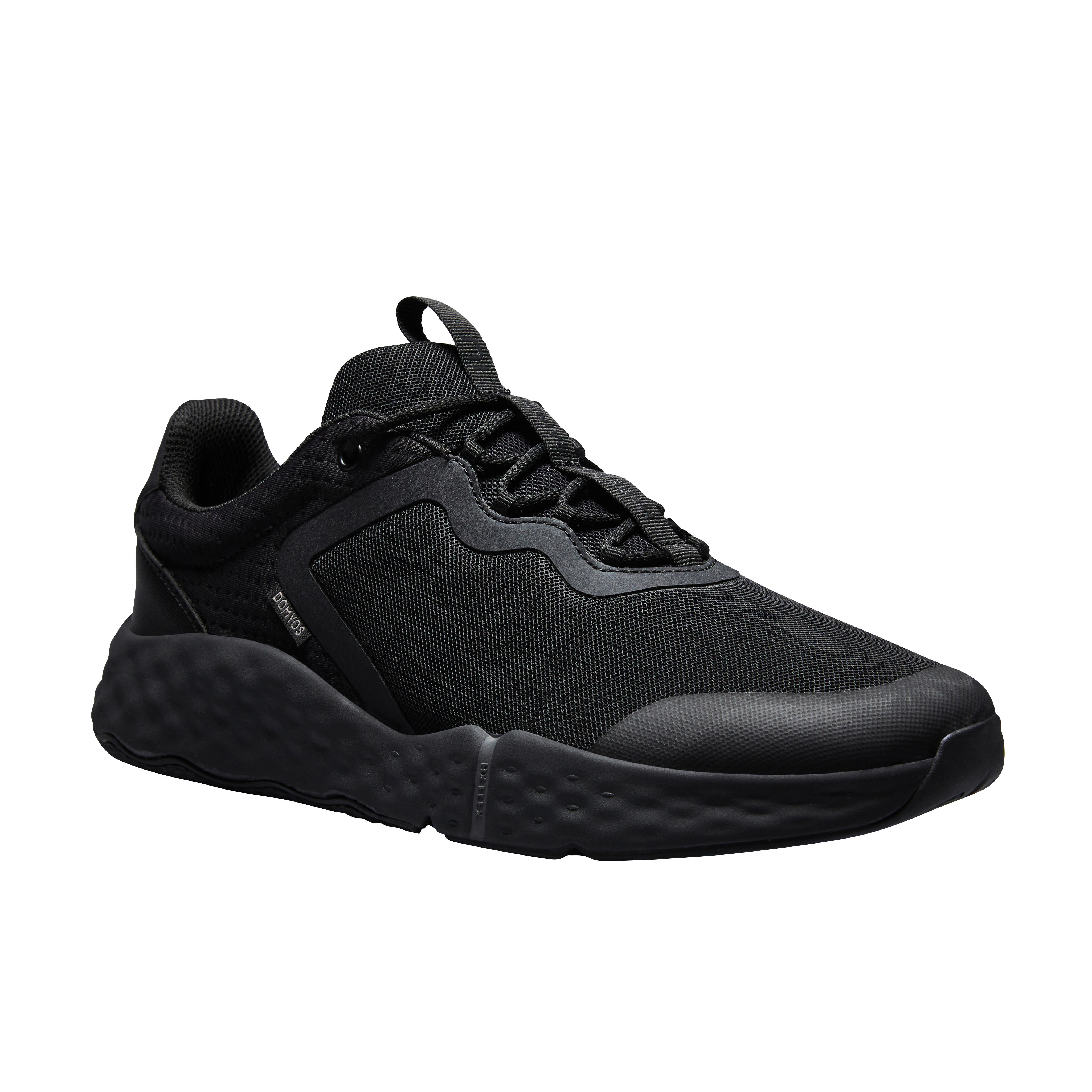 Decathlon black deals trainers