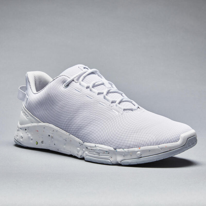 Scarpe fitness uomo 100 bianche
