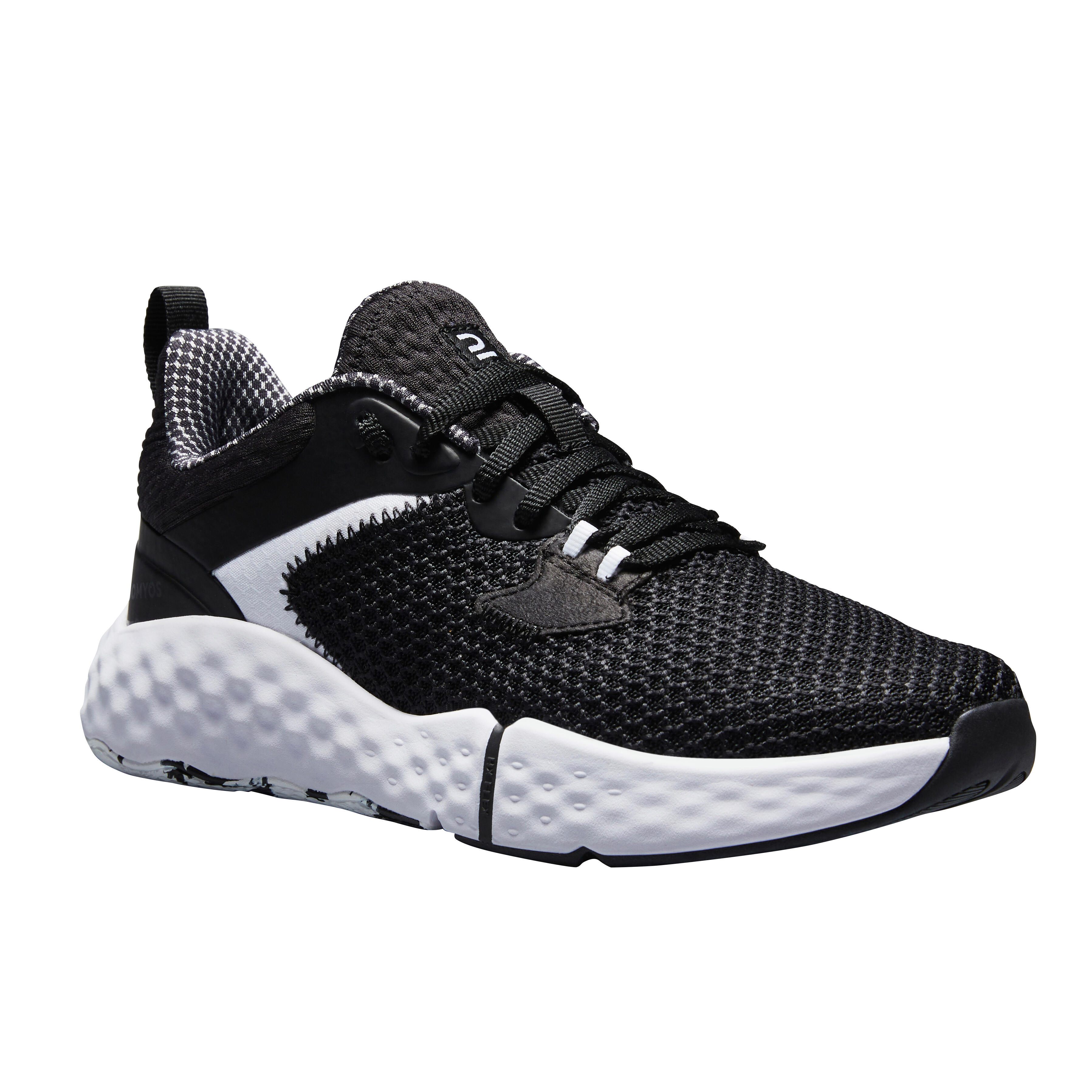 Zapatillas fitness 520 Mujer Domyos blanco y azules Decathlon