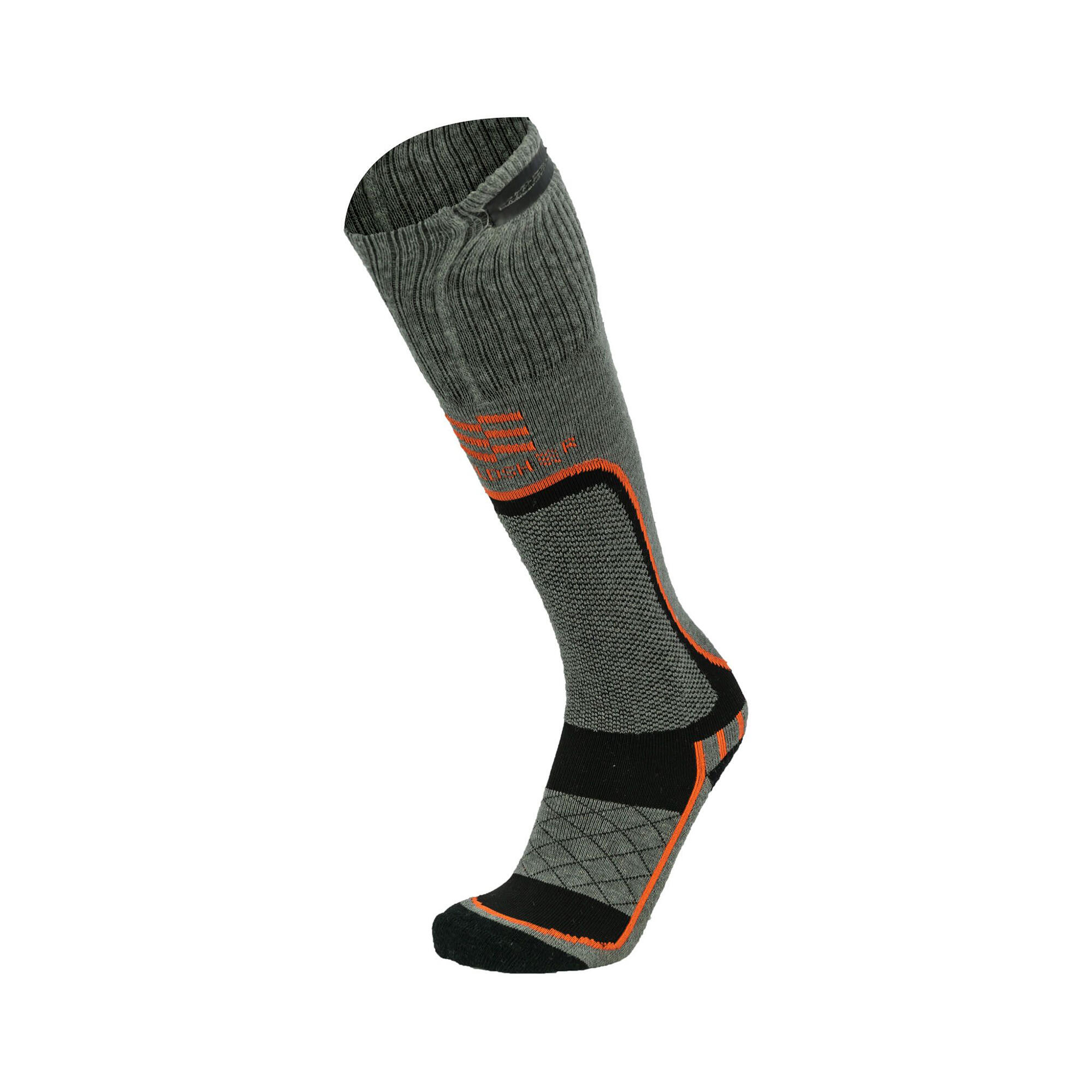 Chaussettes chauffantes mérinos pour adulte –  premium noir - MOBILE WARMING