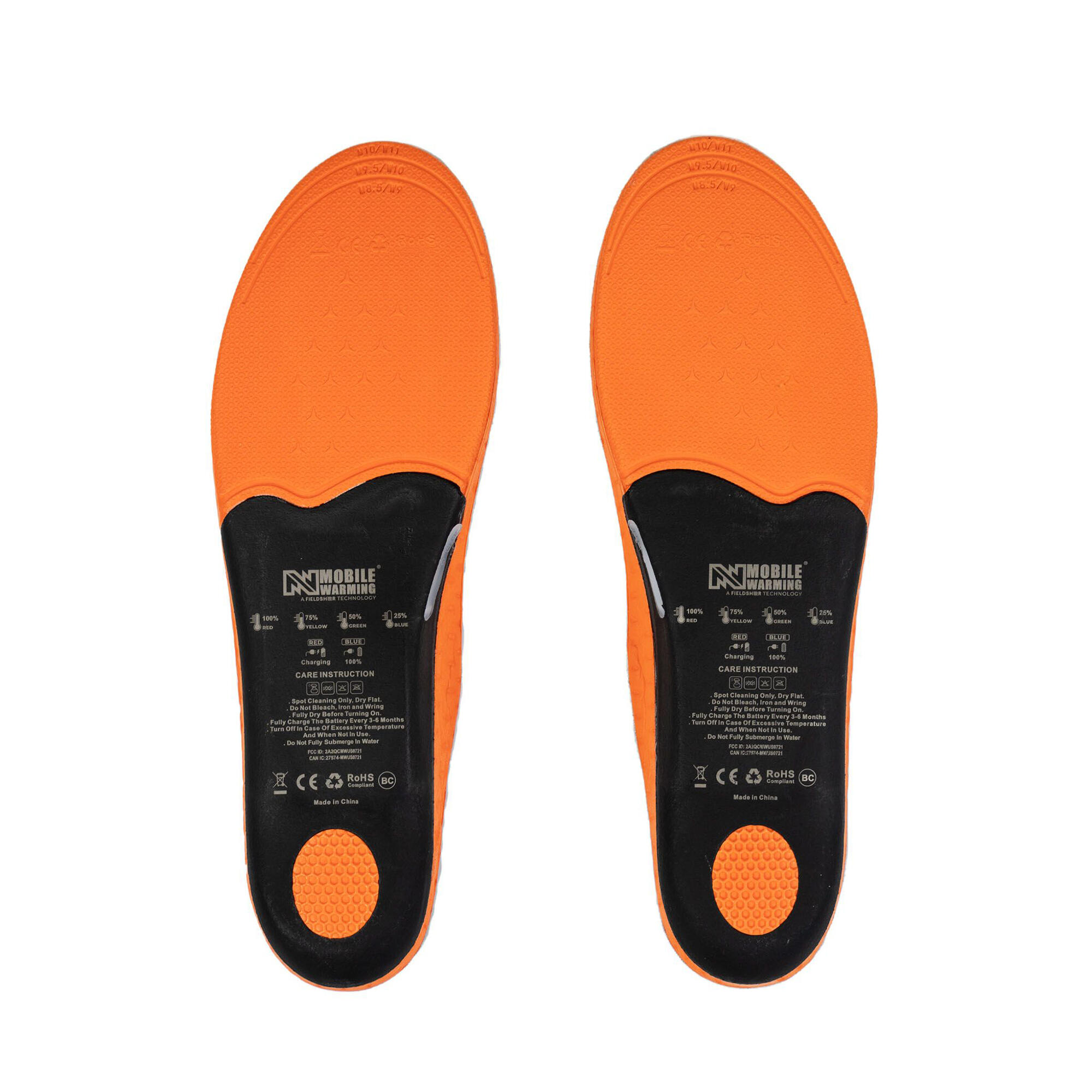 Bluetooth Heated Soles - Premium BT - MOBILE WARMING