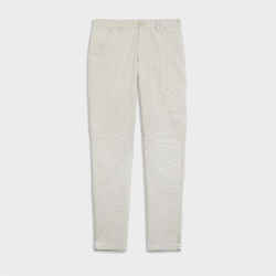 Men's Cotton Sailing Trousers 100 Beige