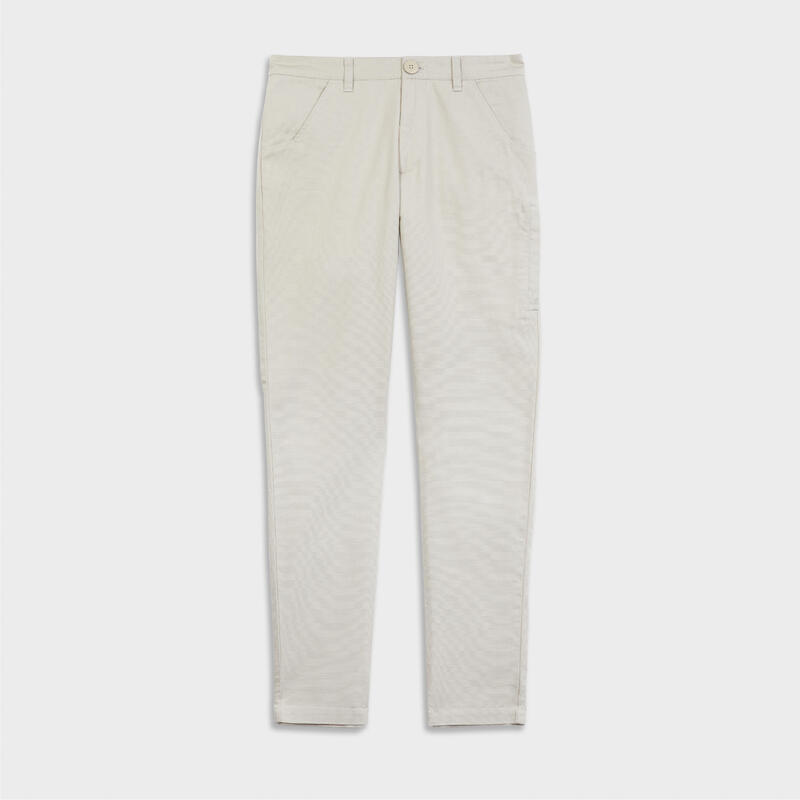Pantalon de voile en coton homme 100 Beige