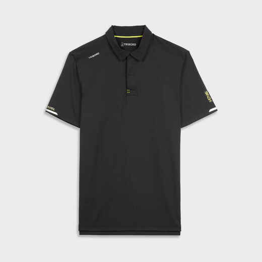 
      Men's Sailing Short Sleeve Polo Shirt Race 500 - Black
  