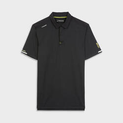 Polo manches courtes de voile Homme race 500 noir