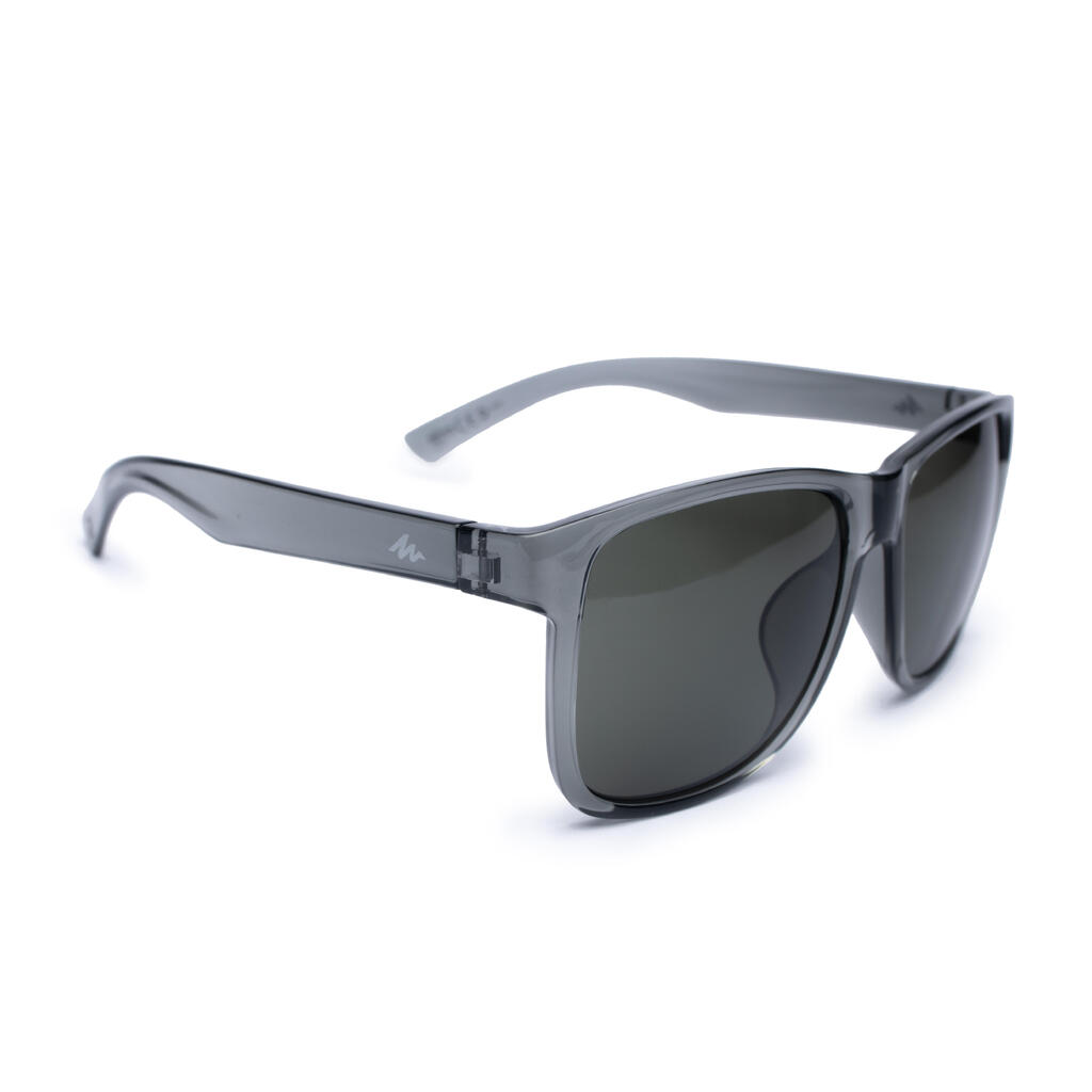 LUNETTES DE SOLEIL DE RANDONNÉE MONTAGNE ADULTE MH140A P3 - GRIS FONCÉ