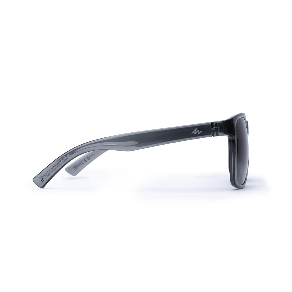 LUNETTES DE SOLEIL DE RANDONNÉE MONTAGNE ADULTE MH140A P3 - GRIS FONCÉ
