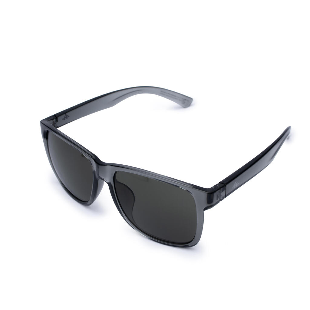 LUNETTES DE SOLEIL DE RANDONNÉE MONTAGNE ADULTE MH140A P3 - GRIS FONCÉ