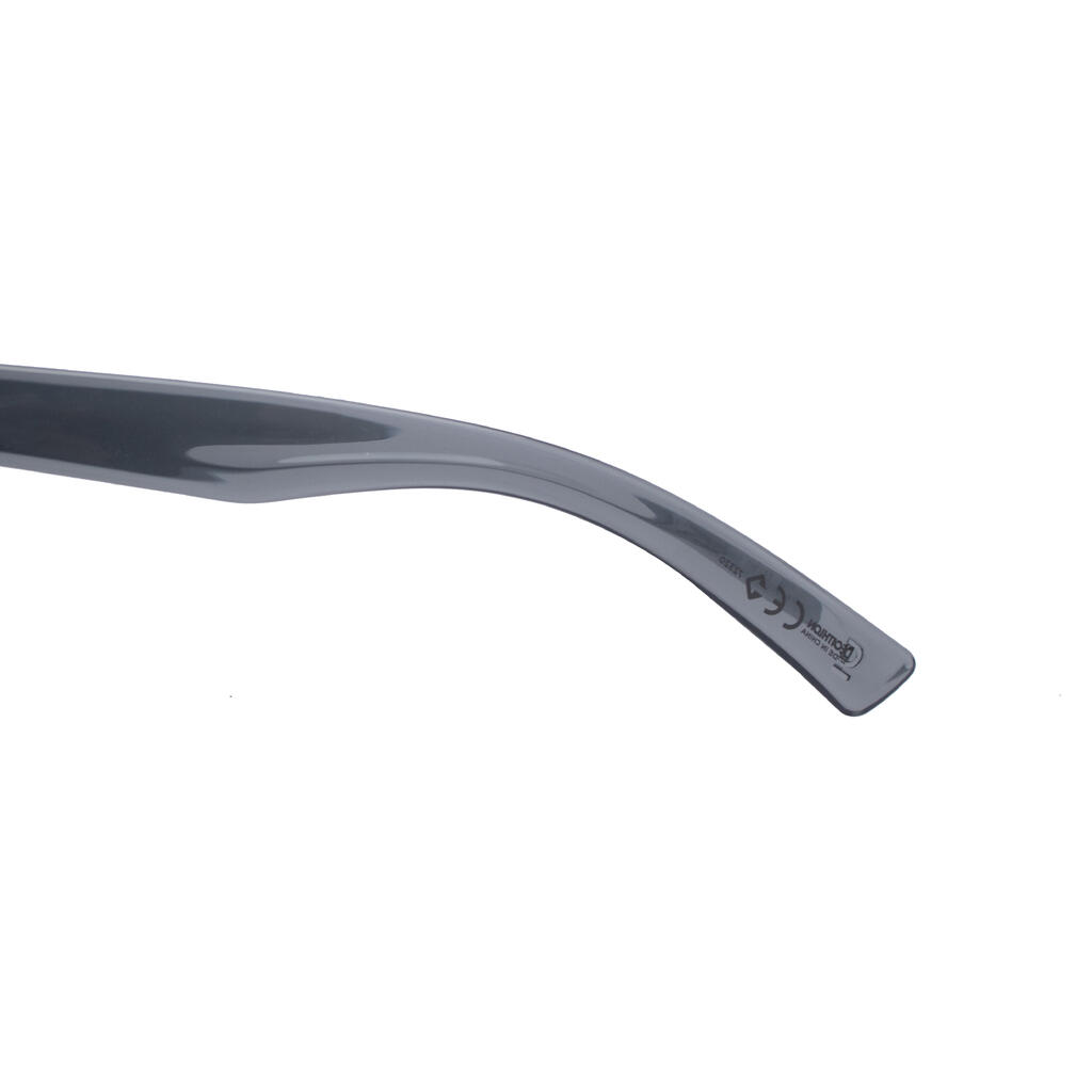 LUNETTES DE SOLEIL DE RANDONNÉE MONTAGNE ADULTE MH140A P3 - GRIS FONCÉ