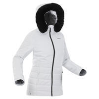 Veste de ski chaude mi-longue femme - 100 -blanche