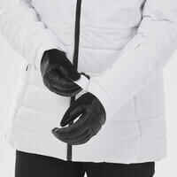 Women’s Mid-Length Warm Ski Jacket 100 - White